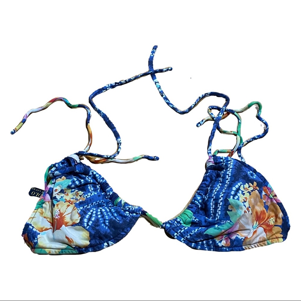 small blue polo ralph lauren bikini top